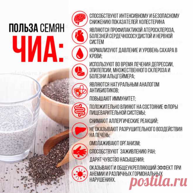 Полезные свойства семян чиа

 
Несколько лет назад в продаже стали появляться «волшебные» продукты, способные творить настоящие чудеса с нашим организмом (киноа, асаи, ягоды годжи, кокосовое масло и т.д.). К таким суперфудам относят и семена Чиа, которые сейчас можно увидеть на полках почти в любом супермаркете. Народная медицина — рецепты, советы, способы, cекреты и народные средства.