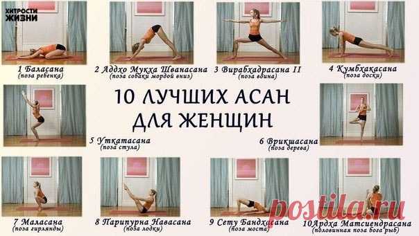 10 лучших асан для женщин