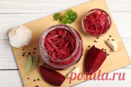 Свекла с чесноком на зиму — Домашняя кулинария