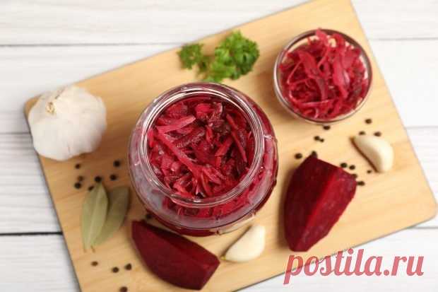 Свекла с чесноком на зиму — Домашняя кулинария