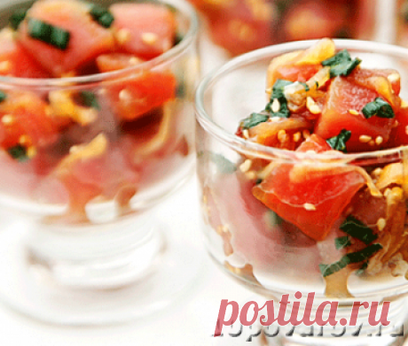 Ахи поке из тунца - рецепт с фото пошагово