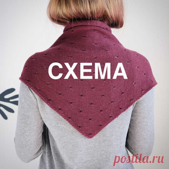 Как связать такой платок от falkova_olga_