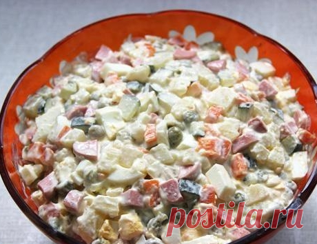 Салат Зимний с соленым огурцом и морковью