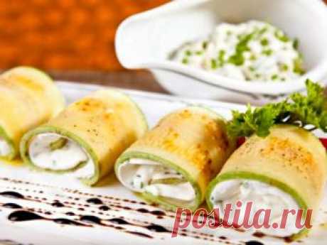 10 рулетиков из кабачков с разными начинками | Вкусные рецепты