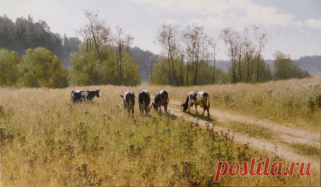 Путь к пастбищу. 2011. 70х120