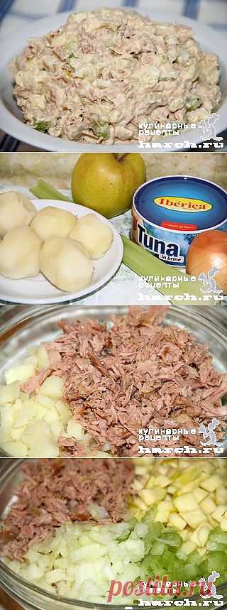 Картофельный салат с тунцом по-американски | Харч.ру - рецепты для любителей вкусно поесть