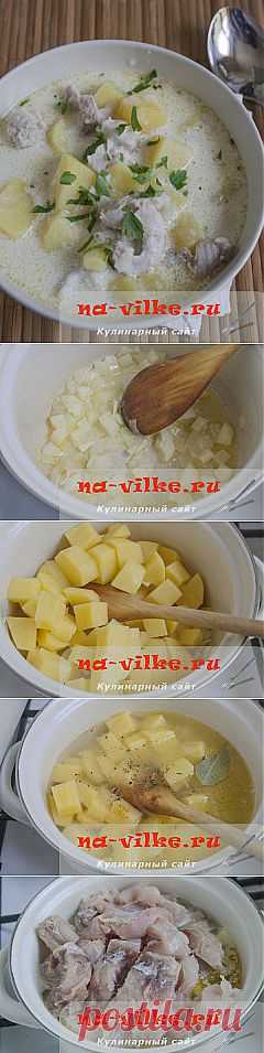 Рыбная похлебка со сливками (fish chowder) - рецепт с фото