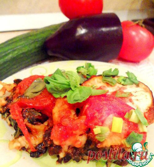 Ленивые грибные вареники из картофельного теста, запеченные под овощной шубой - кулинарный рецепт