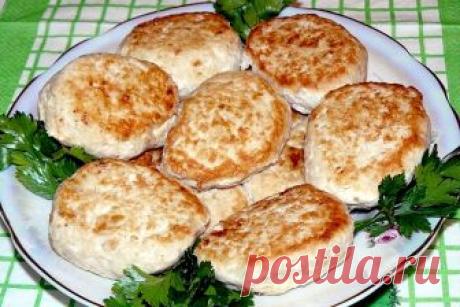 Котлеты из куриного фарша с овсяными хлопьями
