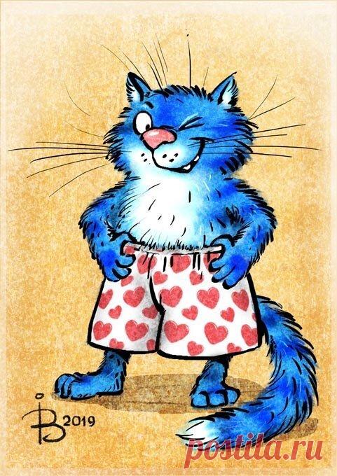 Коты минской художницы Ирины Зенюк. Ассорти (35 фото) » Картины, художники, фотографы на Nevsepic
