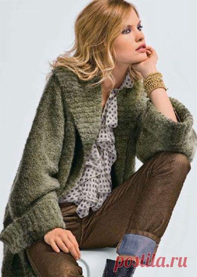 Жакет без застёжки. Модели для женщин
