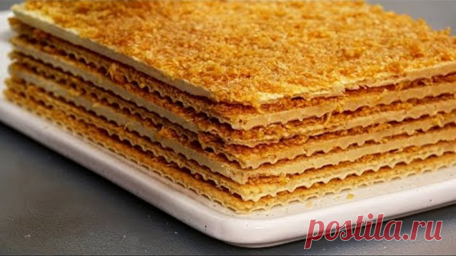 5 самых вкусных тортов БЕЗ ВЫПЕЧКИ из вафельных коржей!