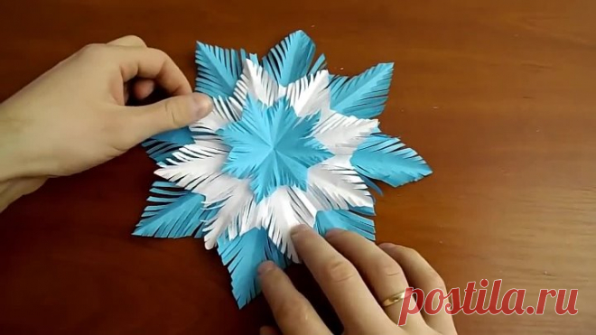 как сделать снежинку из бумаги своими руками схемы красивых снежинок