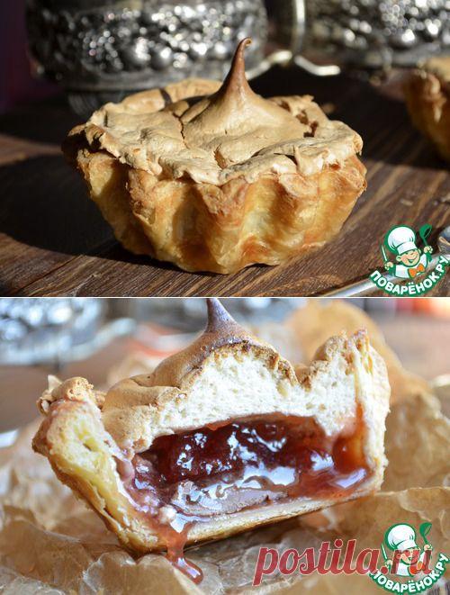 Корзиночки из слоеного теста "Три блаженства" - кулинарный рецепт