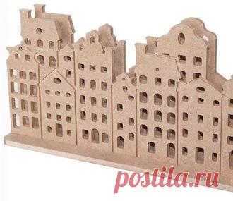 Деревянные заготовки - Заготовка для декора Городок