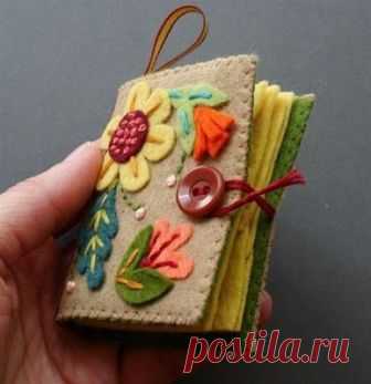 Потрясающая игольница-книжка — Сделай сам, идеи для творчества - DIY Ideas