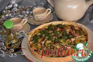 Пирог "Сытный ужин" - кулинарный рецепт