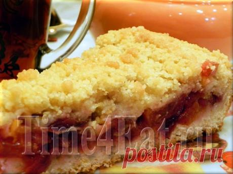 Сливовый пирог со штрейзелем | Пора перекусить!