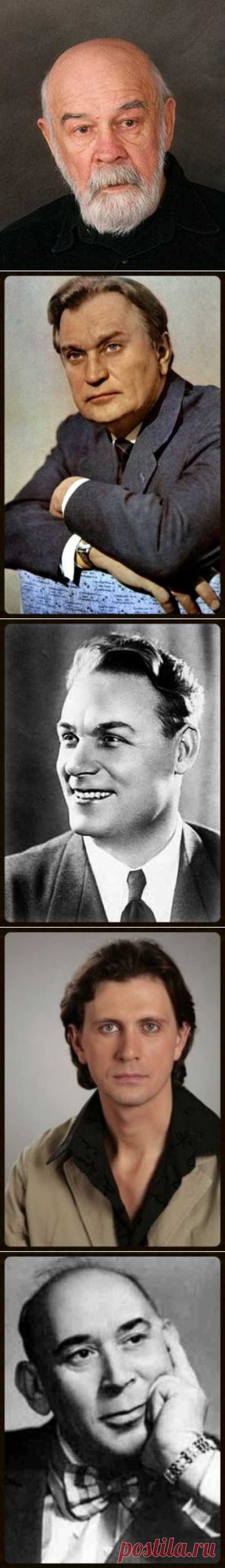Народный артист России актер театра и кино Борисов  Лев Иванович  08.12.1933 - 15.11.2011г; Актер театра и кино Гриценко  николай Олимпиевич  24.07.1912 - 08.12.1979г;Актер советского кинематографа Столяров Сергей  Дмитриевич  01.11.1911 - 09.12.1969; Актер театра и кино Завьялов  Алексей Борисович  17.12.1974 - 30.09.2011 г; Ронинсон Готлиб Михайлович  12.02.1916 - 25.12.1991;