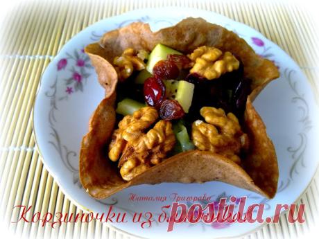 Bon appetit!: Корзиночки из блинчиков