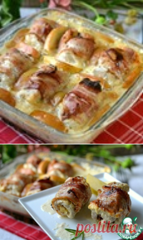 мясные рулетики с хреном(свинина)