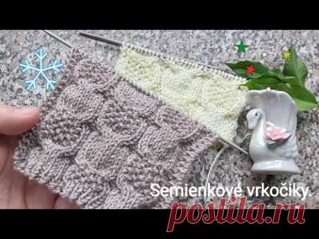 315. Semienkove vrkôčiky.  Krok za krokom 👠👠.