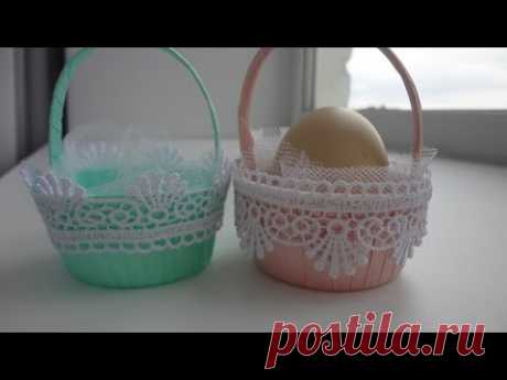 Поделки к Пасхе своими руками. Пасхальные корзинки
