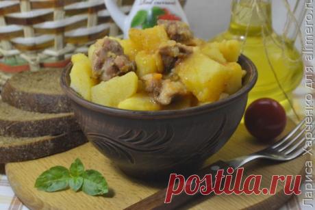 👌 Как приготовить вкусную тушеную картошку с курицей, рецепты с фото Тушеная картошка с куриным мясом это всегда очень вкусно очень сытно и абсолютно беспроигрышно Я в последнее время ещё начала добавлять в это отменное блюдо немножечко томата котор...