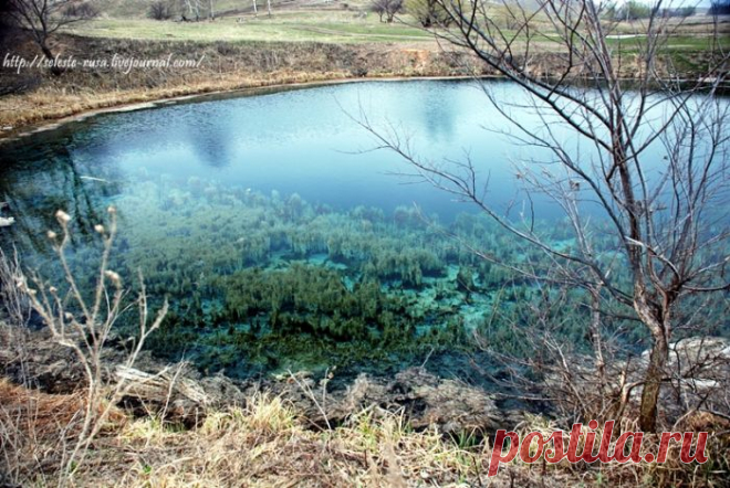 Голубое озеро в Самарской области, а также другие известные самарские озера. | Россия