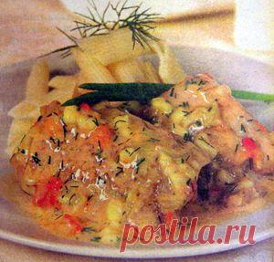 Курица в сырном соусе. Рецепт. | Хозяева дома.