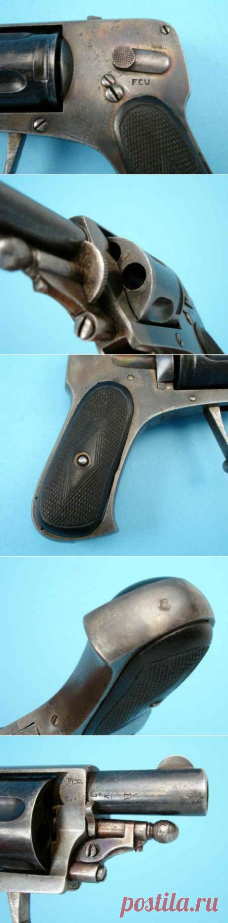(+1) - Бельгийский револьвер Велодог «фасон Браунинг» калибра 6,35 мм | Энциклопедия оружия