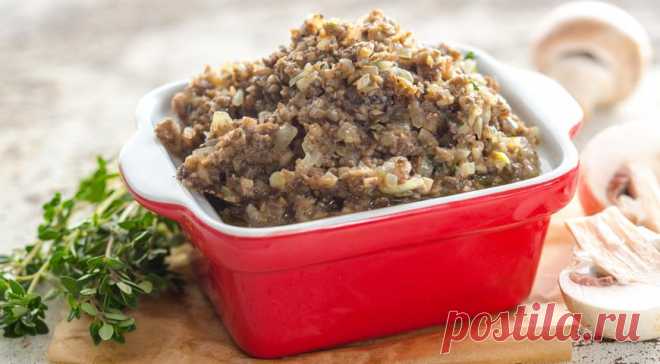 Французская грибная начинка (дюксель) — Вкусные рецепты