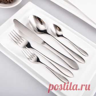 30 шт. 18/10 Нержавеющая сталь Западной Столовые сервизы простой стиль Посуда комплект Кухня Интимные аксессуары Вилы Ножи столовые приборы набор столовой купить на AliExpress