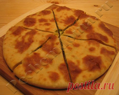 Быстрый пирог с сыром и зеленью | Печём дома