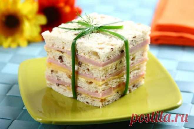 Простой рецепт вкусных сэндвичей – пошаговый рецепт с фото.