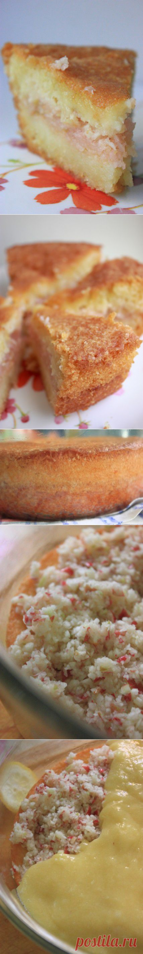 Яблочный пирог, на растительном масле