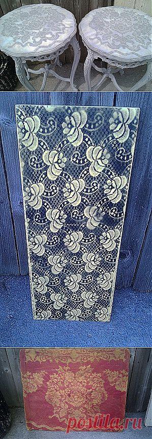 Трафарет из кружева