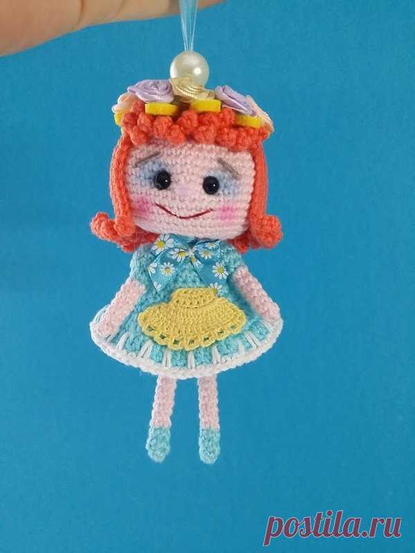 Anleitung Amigurumi " Elina " Taschen Püppchen 13 cm Groß