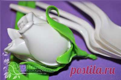 Поделки из пластиковых ложек - Домашний hand-made