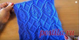 Роскошные узоры спицами 
Необычайно роскошный узор Листья в ромбах


Очень красивый аранский узор с листьями.  Мастер класс по просьбам наших подписчиков. Спасибо Ирине Груниной за идею МК!
 Этим узором связан пуловер из жур…