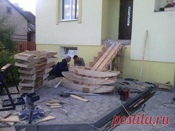Крыльцо из бетона своими руками / Богатая добыча