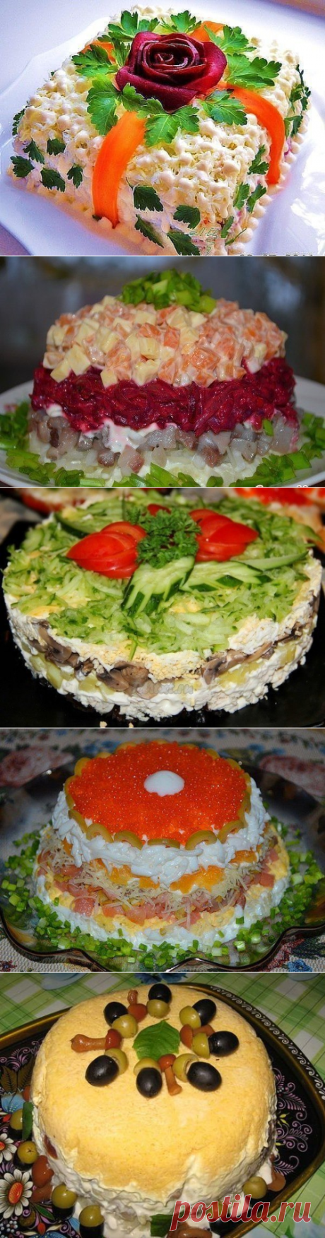 15 невероятно вкусных салатов для праздничного стола - Простые рецепты Овкусе.ру