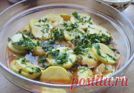Кабачки маринованные быстрого приготовления