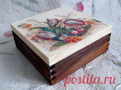 Интересная идея. Декупаж на марле | Умелые ручки