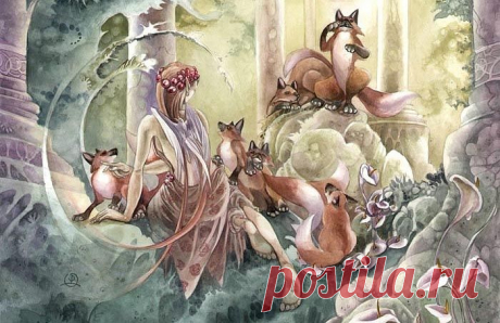 Фэнтезийные рисунки окутанные таинственно-магической атмосферой