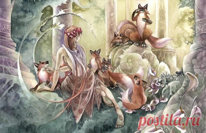 Фэнтезийные рисунки окутанные таинственно-магической атмосферой