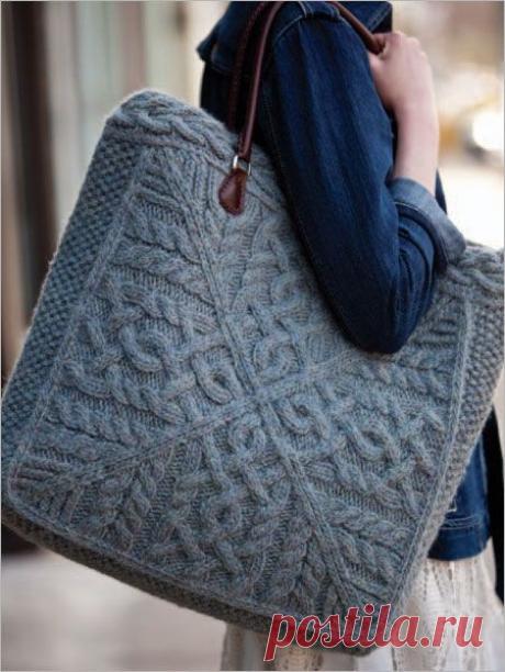 Сумка PLEIN AIR из журнала Interweave Knits