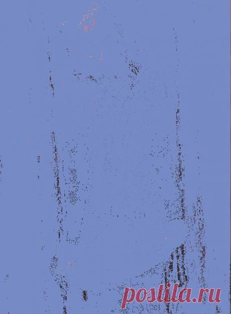 Удлиненный голубой пуловер