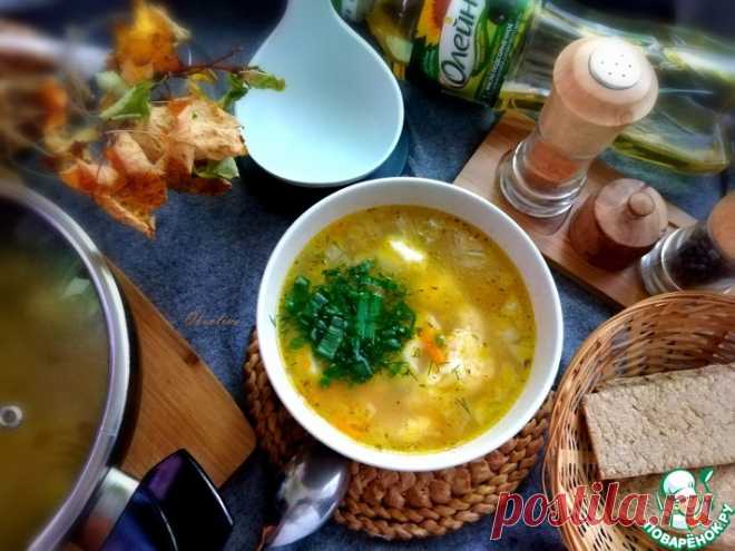 Суп с галушками Кулинарный рецепт