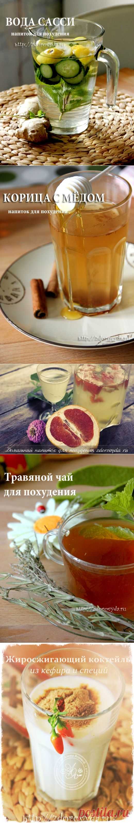 Домашние напитки для похудения